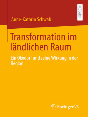 cover image of Transformation im ländlichen Raum